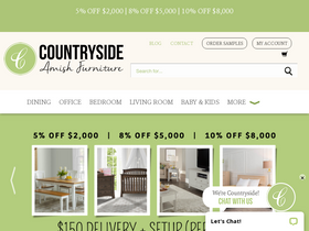 'countrysideamishfurniture.com' screenshot