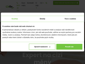 'citfin.cz' screenshot