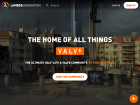 'lambdageneration.com' screenshot