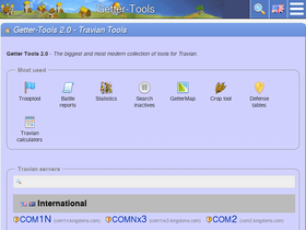 'gettertools.com' screenshot
