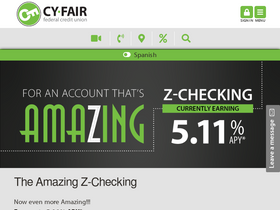 'cyfairfcu.org' screenshot