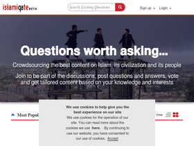 'islamiqate.com' screenshot