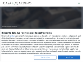 'casaegiardino.it' screenshot