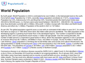 'populationu.com' screenshot