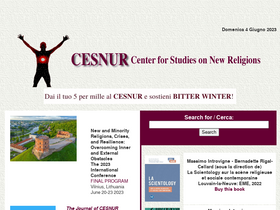 'cesnur.org' screenshot