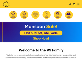 VS Mani & Co. website screenshot