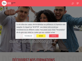 'tbs-education.fr' screenshot