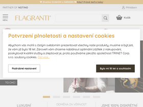 'flagranti.cz' screenshot