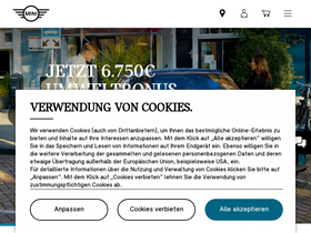 'mini.de' screenshot