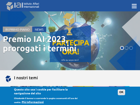 'iai.it' screenshot