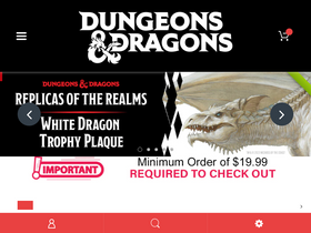 'dndmini.com' screenshot