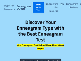 'bestenneagramtest.com' screenshot
