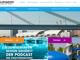 'ludwigshafen.de' screenshot