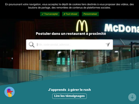 'mcdonalds-recrute.fr' screenshot