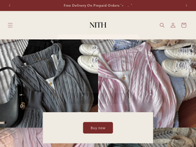 nithclothing.com homepage screenshot