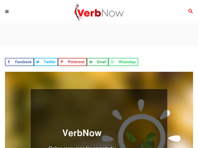 'verbnow.com' screenshot
