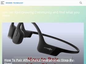 'reviews-technology.com' screenshot
