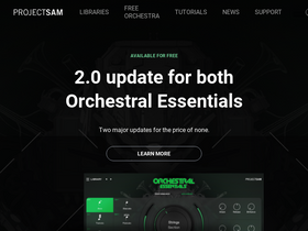 'projectsam.com' screenshot