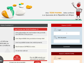 'tedispharma-ci.com' screenshot