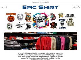 epicshirt.net homepage screenshot
