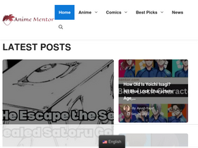 'animementor.com' screenshot