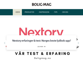 'boligmag.no' screenshot