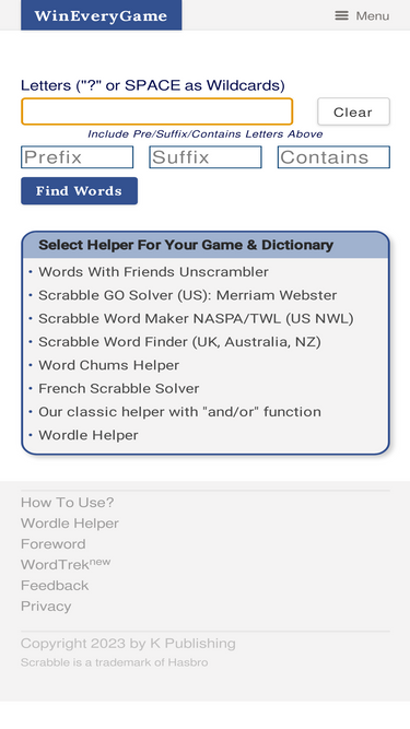 Play WordFinder by YourDictionary Online for Free on PC & Mobile