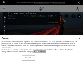 'fairmont.com' screenshot