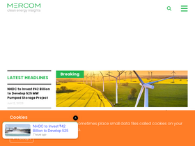 'mercomindia.com' screenshot