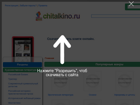 'chitalkino.ru' screenshot