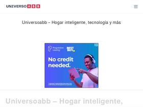 'universoabb.com' screenshot