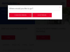 'dormakaba.com' screenshot