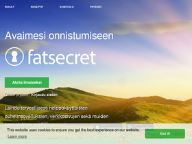 'fatsecret.fi' screenshot