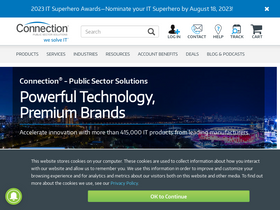 'govconnection.com' screenshot