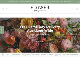 theflowerdeliverycompany.co.nz homepage screenshot