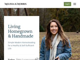 'melissaknorris.com' screenshot