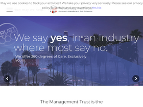 'managementtrust.com' screenshot