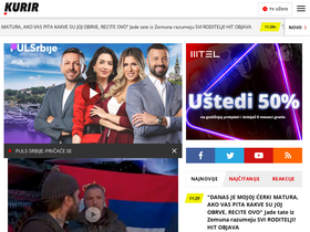 'kurir.rs' screenshot