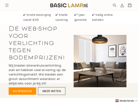 Basiclamp homepage screenshot