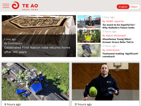 'teaomaori.news' screenshot