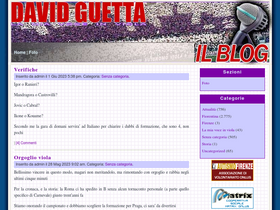 'davidguetta.it' screenshot