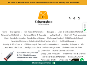 'eshwarshop.com' screenshot