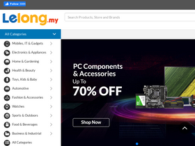 'lelong.com.my' screenshot