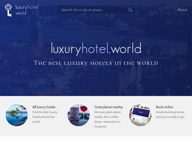 'luxuryhotel.world' screenshot