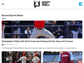 'sportstalkphilly.com' screenshot