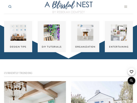 'ablissfulnest.com' screenshot