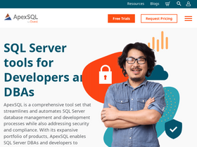 'apexsql.com' screenshot