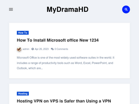 'mydramahd.com' screenshot