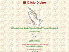 'oficiodivino.com' screenshot
