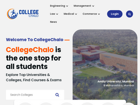 'collegechalo.com' screenshot